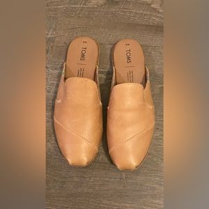 TOMS leather slip on